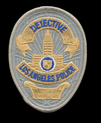 LAPD DETECTIVE Soft Badge Patch